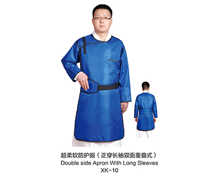 超柔軟防護(hù)服正穿長(zhǎng)袖雙面重疊式